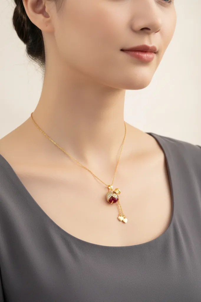 Model Wearing Pendant.webp