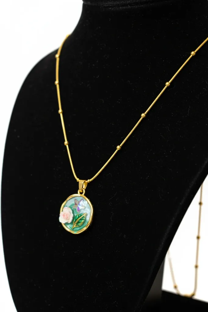 Pendant on Black Velvet Mannequin.webp