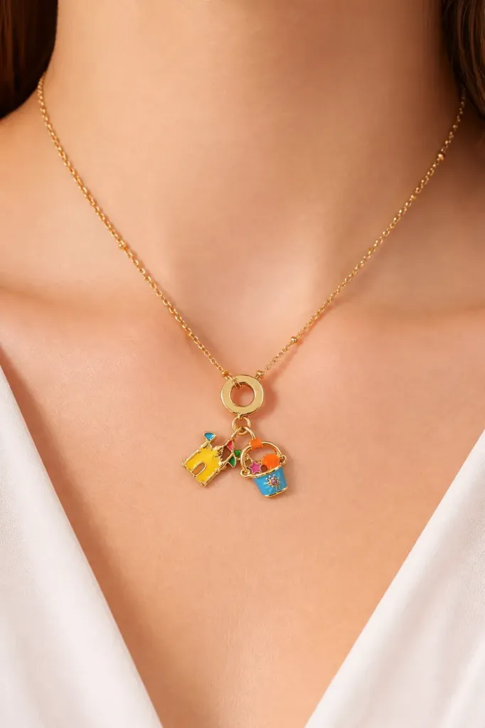 Summer Sip Charm Necklace