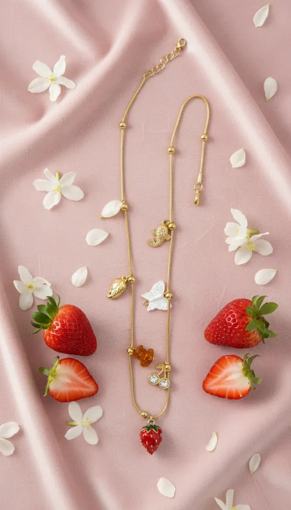 Whimsy Garden Multi-Charm Layered Necklace